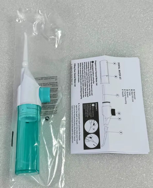 Portable Manual Water Flosser – Deep Teeth & Gum Cleaning