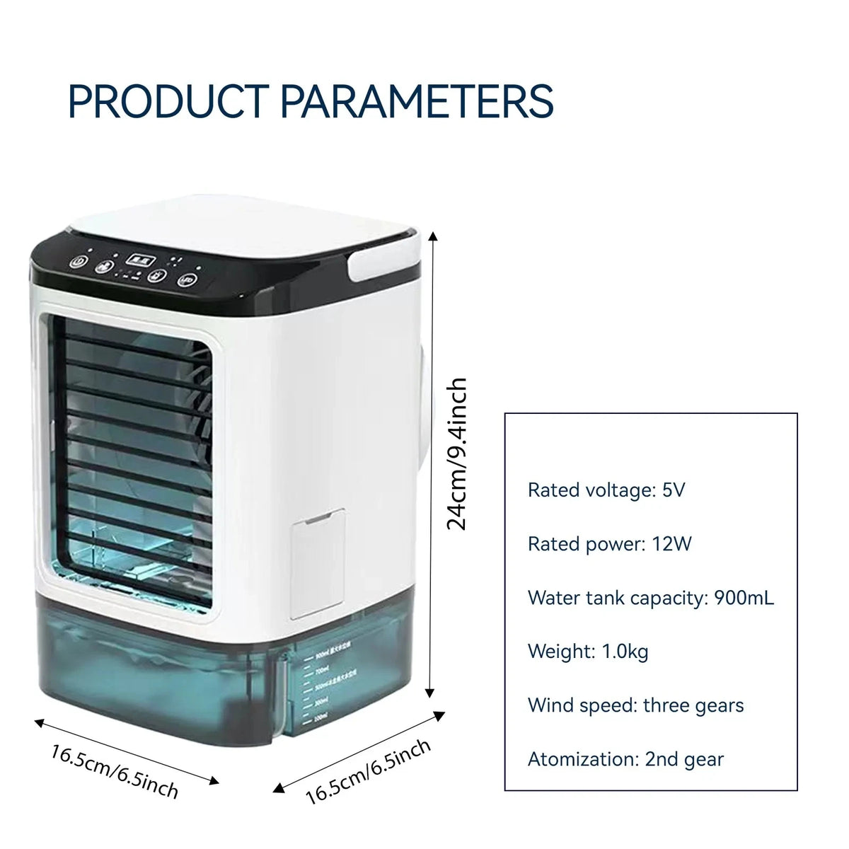 Ultra-Quiet Personal Evaporative Air Cooler