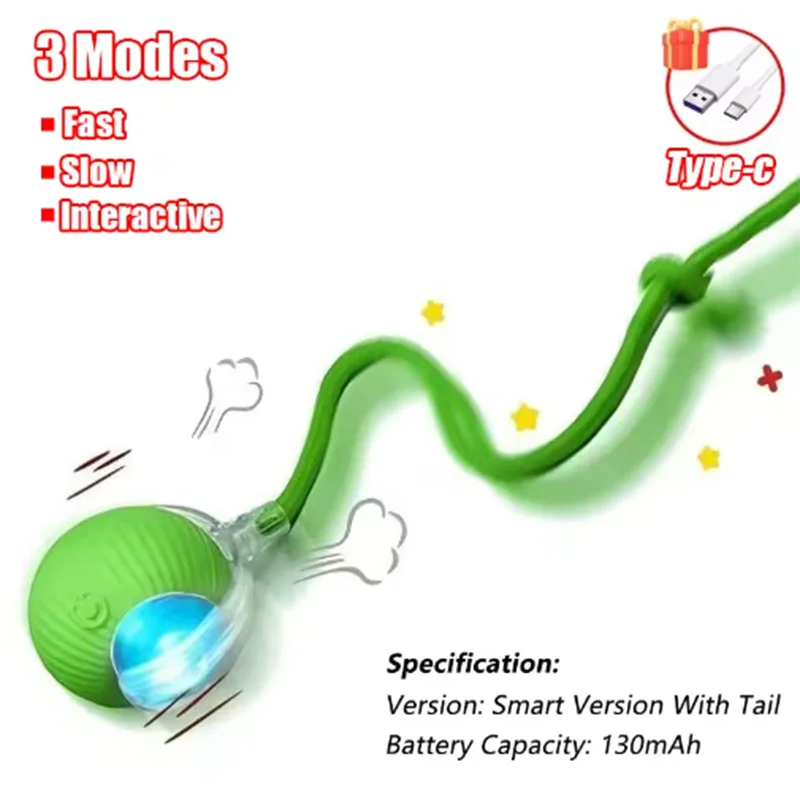 AutoPlay Cat Toy Ball