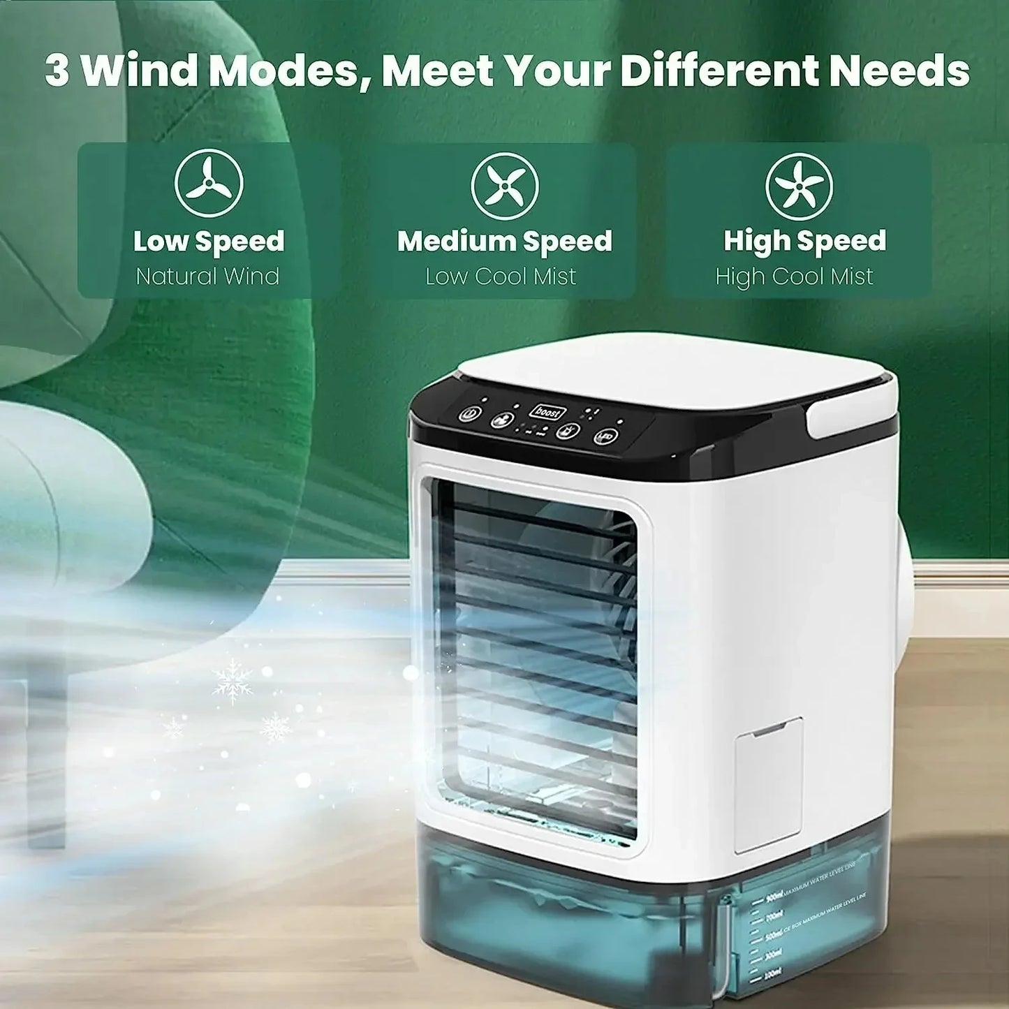 Ultra-Quiet Personal Evaporative Air Cooler