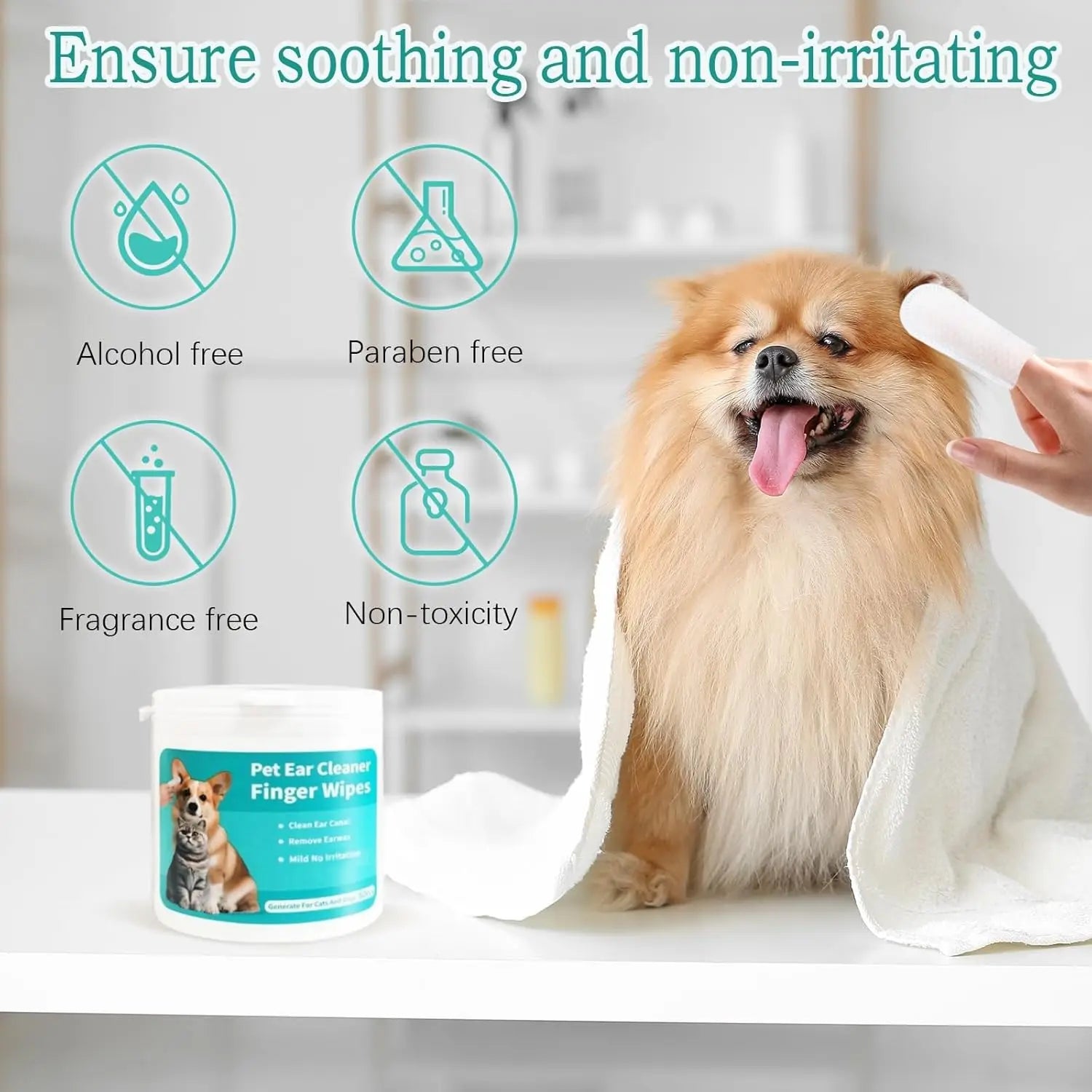 PurrCare Ear Wipes