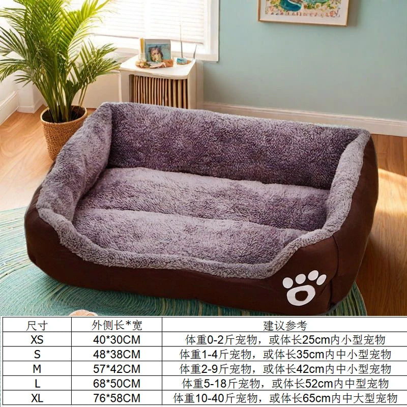 CozyPaw Plush Pet Bed