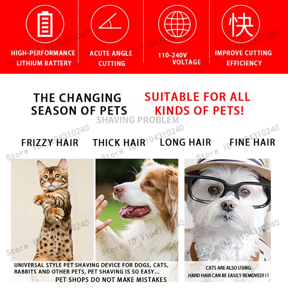 PawTrim Rechargeable Grooming Set