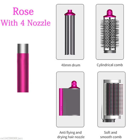 X9 Multi Hair Styler Curling Iron Hair Hot Air Brush Curling Barrel Hair Dryer Salon Professional Curly Hair Styler